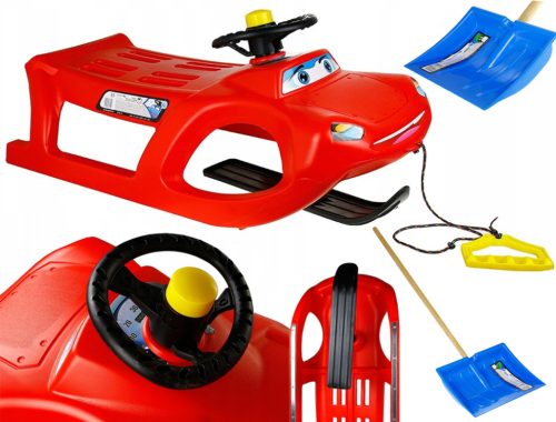  Zigi Control SLEED gyerekeknek PIROS + hókotró SZÍNÓ + FOGANTYÚ