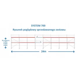   SYSTEM 650 állvány KIÁRUSÍTÁS állványzat 2,5m és 3,0m mezőben