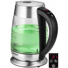    Transa Electronics BoiLed Glass elektromos vízforraló 2200 W 1,8 l átlátszó