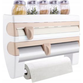   Papírtörlő tartó - Papírtörlőtartó konyhai tartó 4 az 1-ben