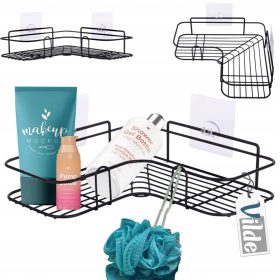   Öntapadó FÜRDŐSZOBA polc zuhanykozmetikai kiegészítőkhöz