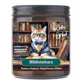   Gyertya - Illatos szójagyertya BIBLIOTEKARZ Koci Gród 1 db.