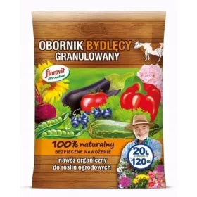    Florovit Pro Natura granulált szarvasmarha trágya 20l natúr BIO