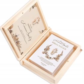  Fadoboz személyre szabott Boho Communion Bibliával