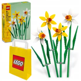    LEGO ICONS 40747 Nárciszok + Papírtáska LEGO 6315786 sárga 24x8x18 cm