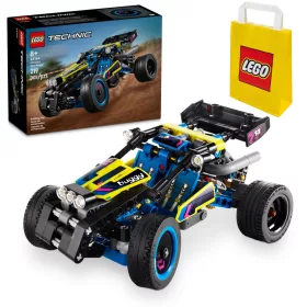    LEGO Technic Off-Road Racing Buggy 42164 + LEGO Papírtáska 6315786 Sárga 24x8x18 cm