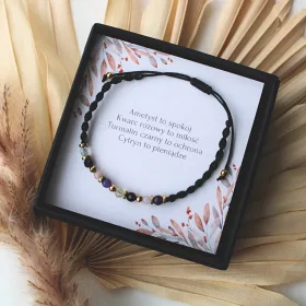    Állítható karkötő kövek szerelem, boldogság, béke, pénz