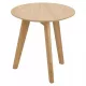  Intesi Sano kerek asztal 40x40 cm, natúr tölgy
