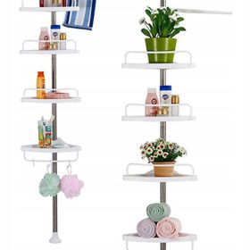   SAROK FÜRDŐSZOBA ÁLLVÁNY POLCOS TELSZKÓPOS ZUHANYZÓHOZ, CSÚSZÁSGÁTLÓ