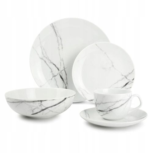 Porcelán edények - SALT & PEPPER BASIC vacsora és kávé felszolgálás, 20 db.