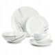Porcelán edények - SALT & PEPPER BASIC vacsora és kávé felszolgálás, 20 db.
