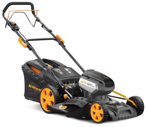 Akkumulátoros fűnyíró - Riwall 46 cm-es akkumulátoros fűnyíró