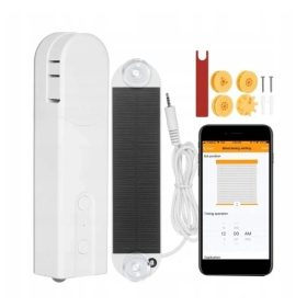   Okos otthoni vezérlő - Tuya Zigbee 3.0 Solar meghajtó motor redőnyökhöz