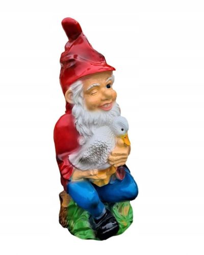  KERTI FIGURA NAGY TÖRPE KACSÁVAL