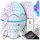  Galaxy STARS PROJEKTOR Led éjszakai lámpa bulihoz - Dinosaur Egg USB