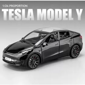  Tesla Model Y 1:24 nyitható ajtó LED könnyű fém