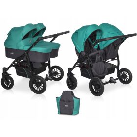    Babakocsi ikreknek 2 az 1-ben SAXO Riko Basic 2 x GONDOLLA 2 x SEAT + TÁSKA