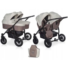    Babakocsi ikreknek 2 az 1-ben SAXO Riko Basic, ÁTALAKÍTHATÓ ÜLÉSEK, KÉT GONDOLA