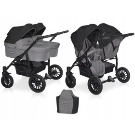    Babakocsi ikreknek 2 az 1-ben SAXO Riko Basic SEATS ELSŐ HÁTSÓ KÉT GONDOLAS