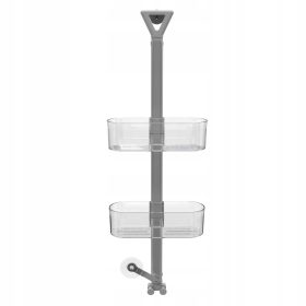   Fürdőszoba polc - Állítható fürdőszobai polc zuhanykabinhoz, tartós és érdekes