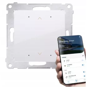   Vakkapcsoló Wi-Fi vezérelt Kapcsolat Simon fehér DEZ1W.01/11