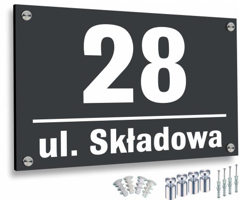 Krosart szám 32 x 21 cm