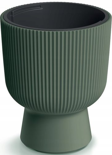 Virágcserepek - Prosperplast virágcserép 29,8 cm x 29,8 x 28,5 cm átmérője 29,8 cm műanyag árnyalatú zöld