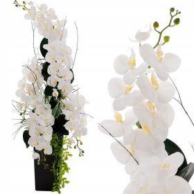   Virág dekoráció - ORCHID XXL DEKORÁCIÓ NAPPALI ORCHID DEKORÁCIÓ 120cm