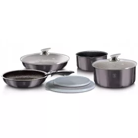    Berlinger Haus Carbon Pro edénykészlet, rozsdamentes acél, 9 db.
