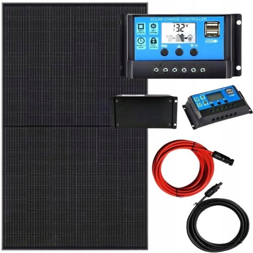 Napelemes napelem készlet 360w + 12/24v szabályozó lakóautó utánfutóhoz