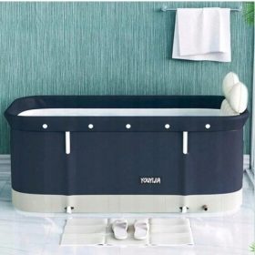 Mozgatható összecsukható fürdőkád felnőtteknek - kék