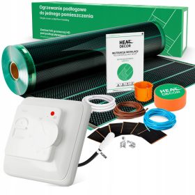    HD-G fűtőfólia | Termosztát T01.W | 80 W/m² | 1,5 m²-es szoba