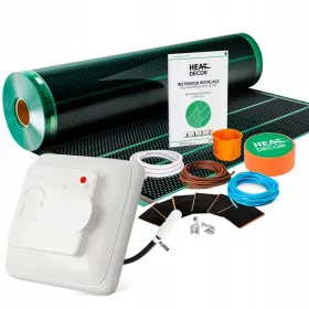   HD-G fűtőfólia | Termosztát T01.W | 80 W/m² | 2 m²-es szoba