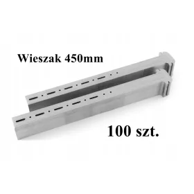   Horgony akasztó 450mm 45cm 1mm padlásra Rigips profil egyéb 100db