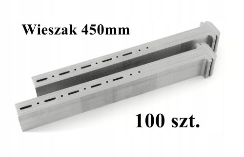 Horgony akasztó 450mm 45cm 1mm padlásra Rigips profil egyéb 100db