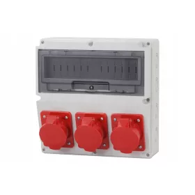 F-Elektro 400 V IP44 32 A kapcsolóberendezés