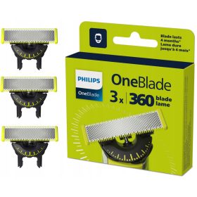    Cserepenge borotva QP430/50 Philips One Blade 360 3db-os készlet