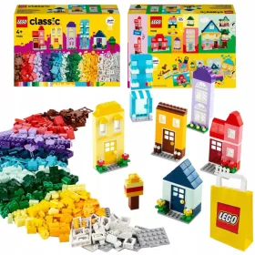    Kreatív házak LEGO Classic 11035 többszínű + VP papírtáska LEGO 6315794 nagy