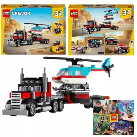    LEGO Creator 31146 platós teherautó és helikopter + LEGO KATALÓGUS 2024 ÚJ