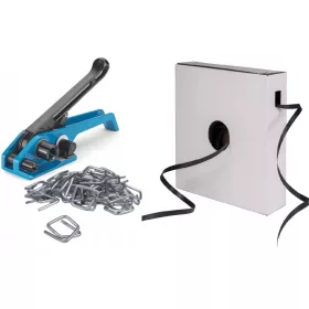 16 mm-es PP TAPE kapcsok feszítő pántoló szerszám SET