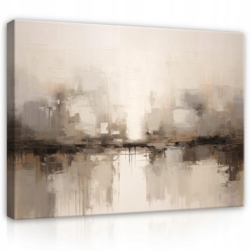 Falfestészet - VÁSZONFESTÉS ABSZTRAKT HÁLÓSZOBÁBA, NAPPALIBA, XXL, MODERN, 100x70