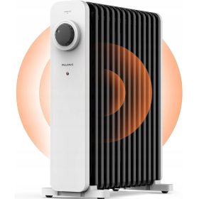 Eldom 2500 W olajradiátor, fekete