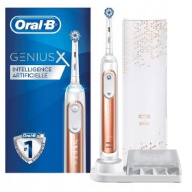    Oral-B Genius X 20000N Rose Gold elektromos fogkefe D706.543.6x
