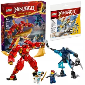    LEGO Ninjago Kai elemi tűzrobotja 71808 + LEGO Ninjago Ice Dragon 30649