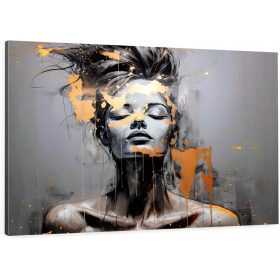    MODERN falfestmény a hálószobába nappaliba EGY GLAMOUR NŐ ARC 120x80