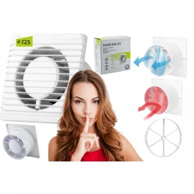   airRoxy fürdőszoba ventilátor FÜRDŐSZOBAI VENTILÁTOR 125 FEHÉR 125 mm