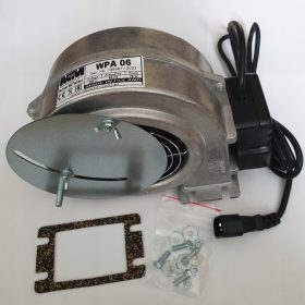   Ventilátor, központi fűtés kazán ventilátor, WPA 06, fedél, dugó, tömítés, csavarok
