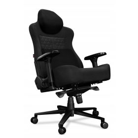  YUMISU 2052 Mágneses Fabric Fekete irodai játékszék