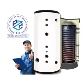   Hőszivattyús kazán műszaki rendszerű 200 l-es hőcserélővel