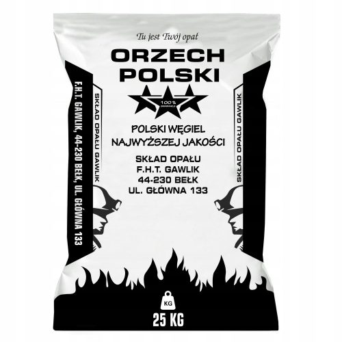Lengyel diószén 29 MJ - 25 kg zsák